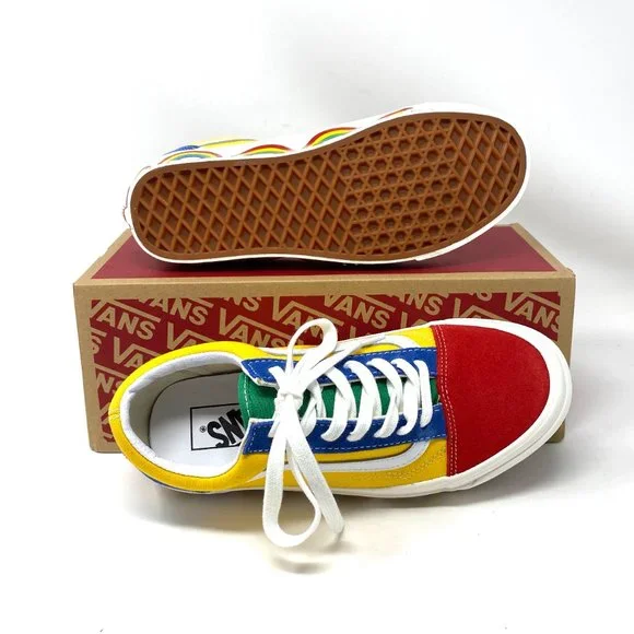 VANS Women Size 7 Old Skool 36 DX Anaheim Canvas Multi Low Size 7 VN0A54F34SB - Picture 2 of 11
